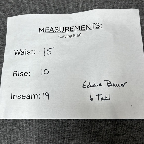 Eddie Bauer Capri Cropped Stretch Denim Blue Jeans Womens Size 6 Tall - Picture 7 of 9